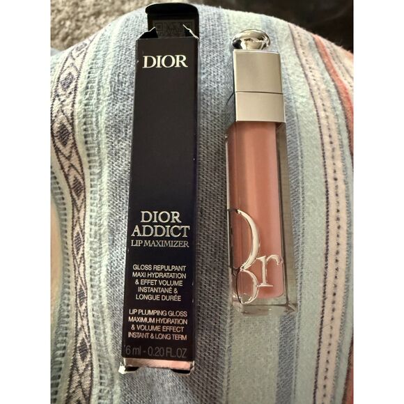 NIB DIOR Addict Lip Maximizer Plumping Gloss 013 Beige - Picture 4 of 4